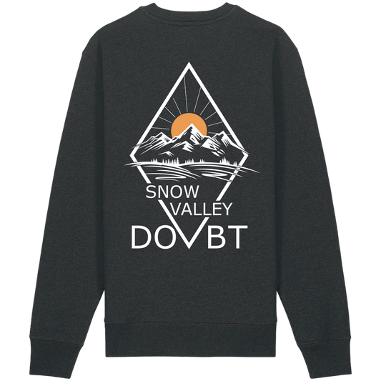 SNOW VALLEY - Diamond Valley - Heather Black Sweatshirt