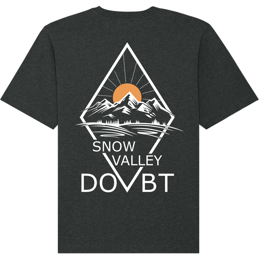 SNOW VALLEY - Diamond Valley - Heather Black Tee