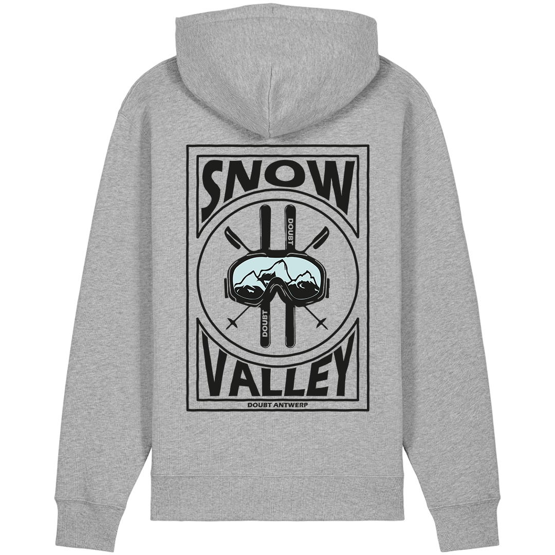 SNOW VALLEY - Snow Goggles - Heather Grey Hoodie