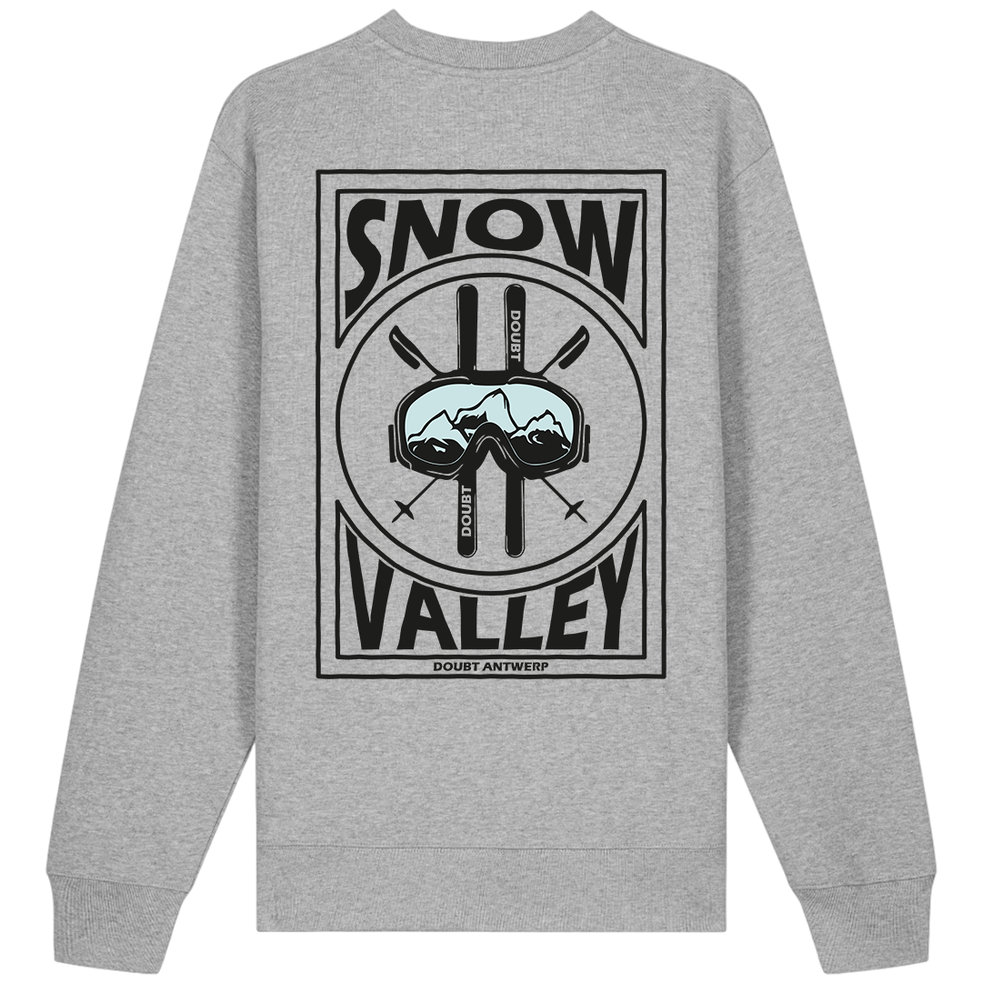 SNOW VALLEY - Snow Goggles - Heather Grey Sweatshirt