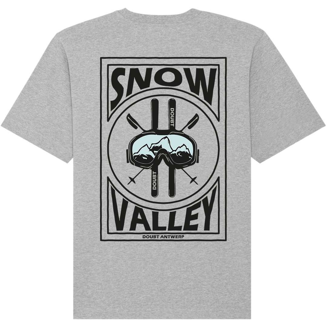SNOW VALLEY - Snow Goggles - Heather Grey Tee