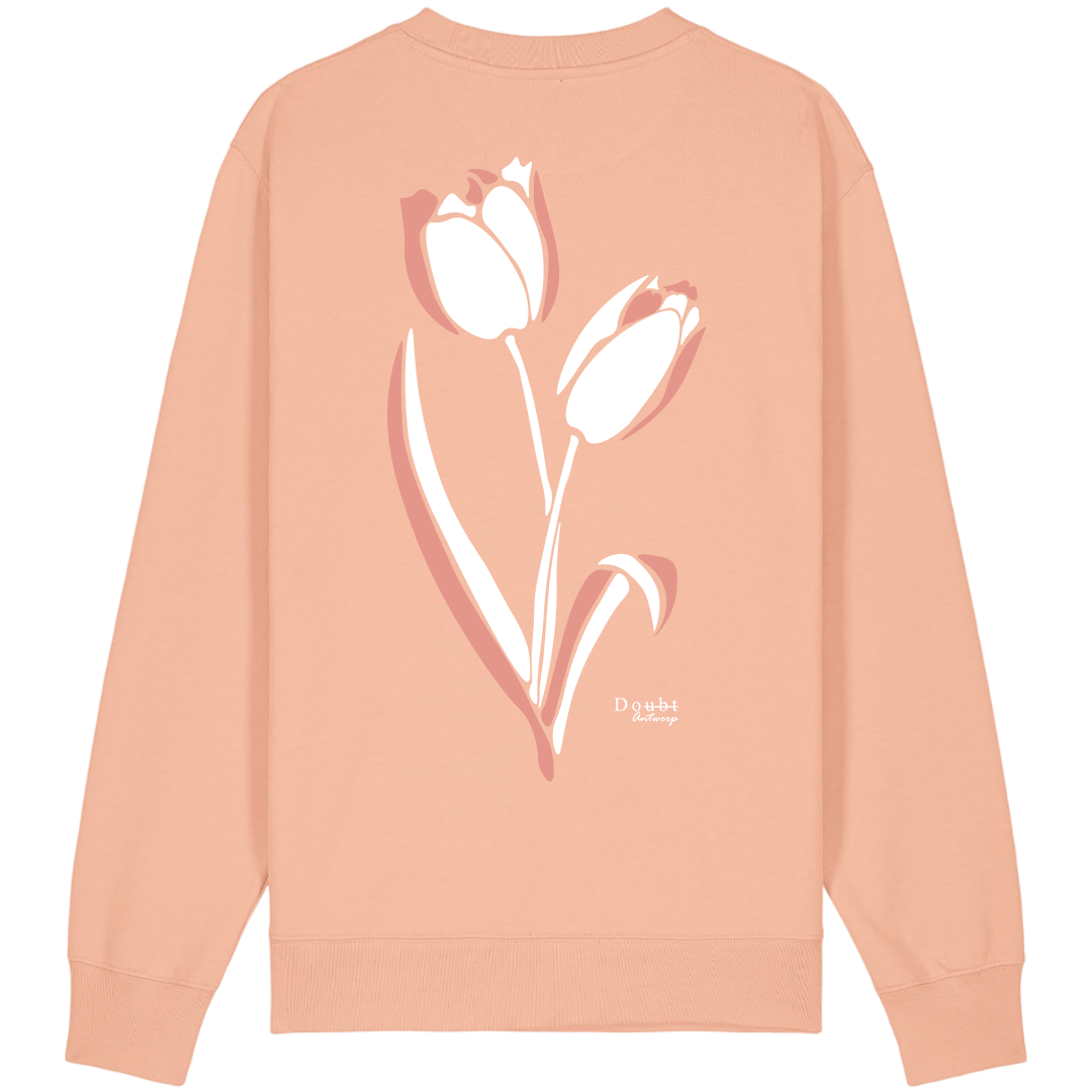 DUTCH ESSENCE - Tulips - Peach Sweatshirt