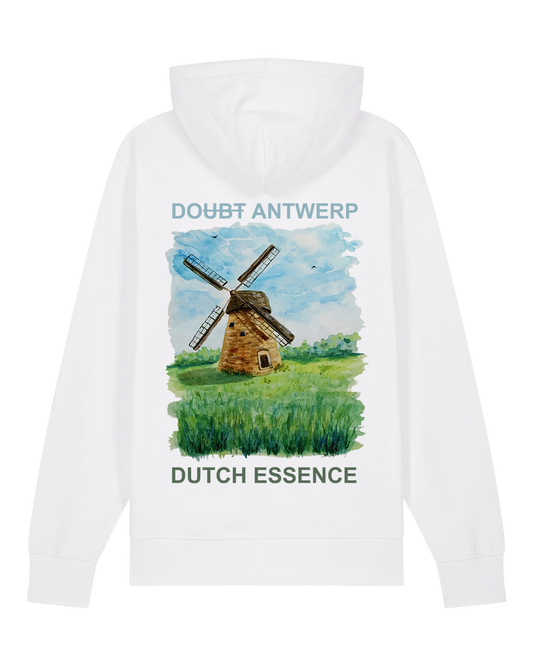 DUTCH ESSENCE - Windmill - White Hoodie