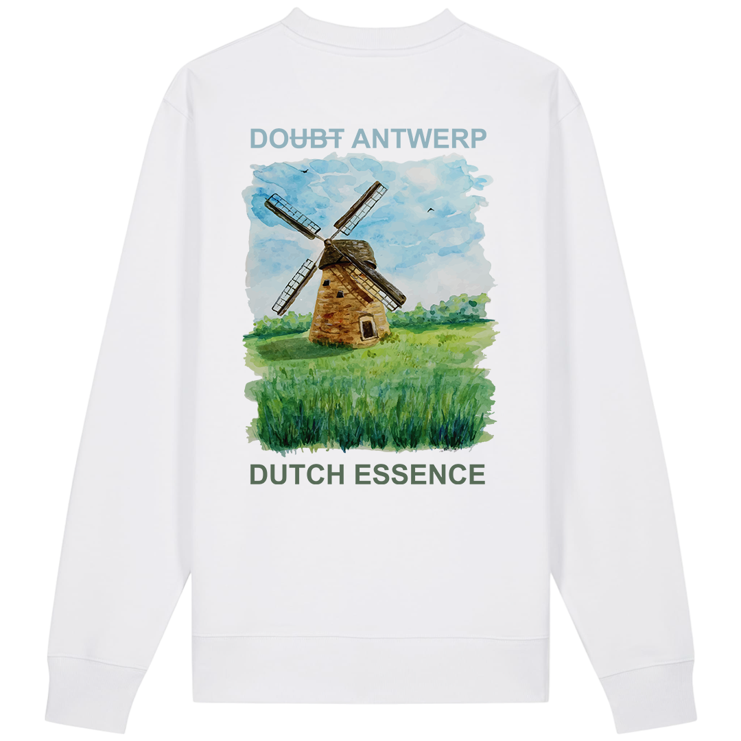 DUTCH ESSENCE - Windmill - White Sweatshirt