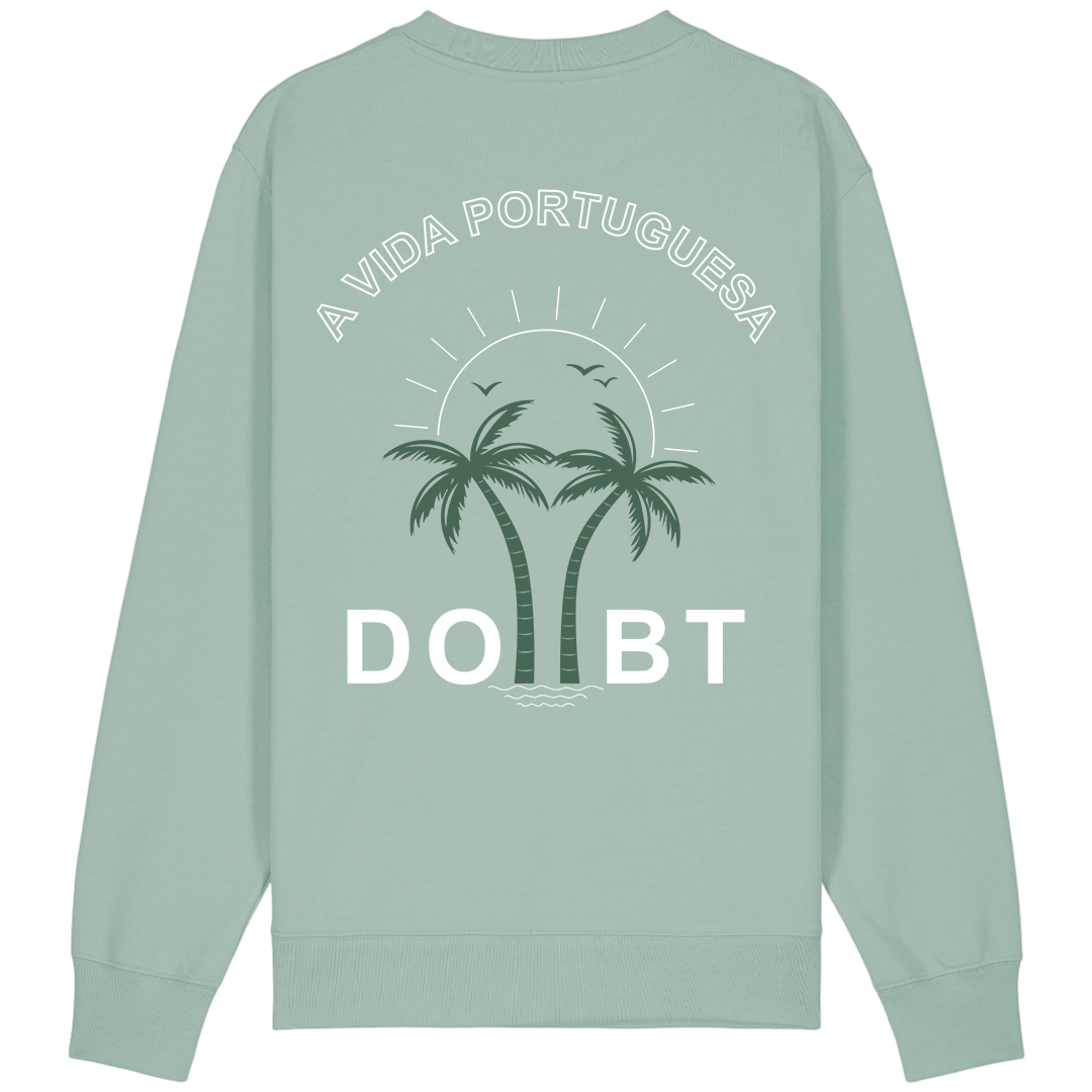 A VIDA PORTUGUESA - Palms - Mint Green Sweater