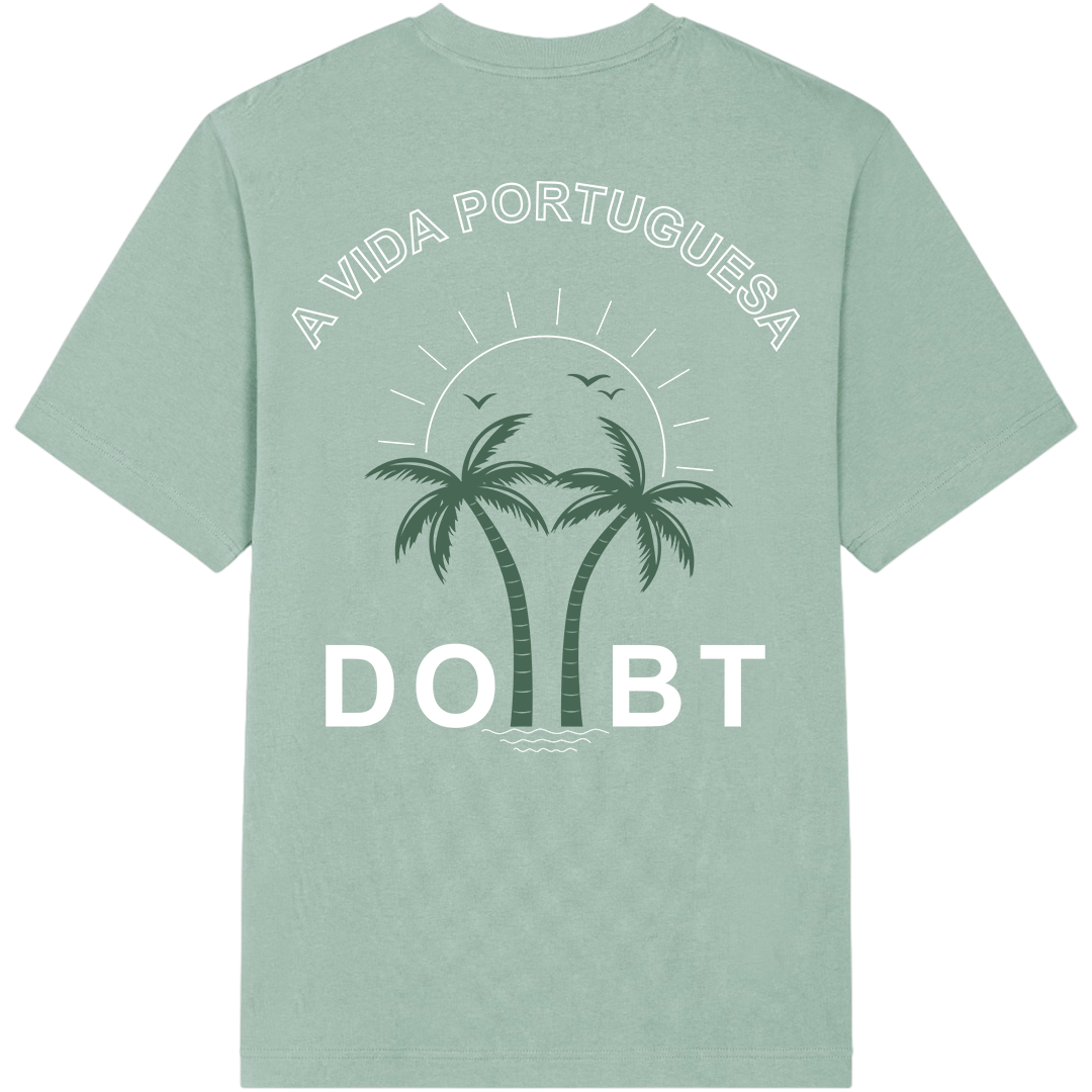 A VIDA PORTUGUESA - Palms - Mint Green Tee